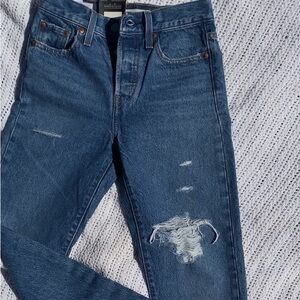 Levi's Classic Blue Wedgie Fit Jeans